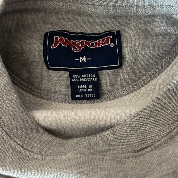 WLSC Gray Jansport Crewneck. Size Medium - Picture 3 of 3